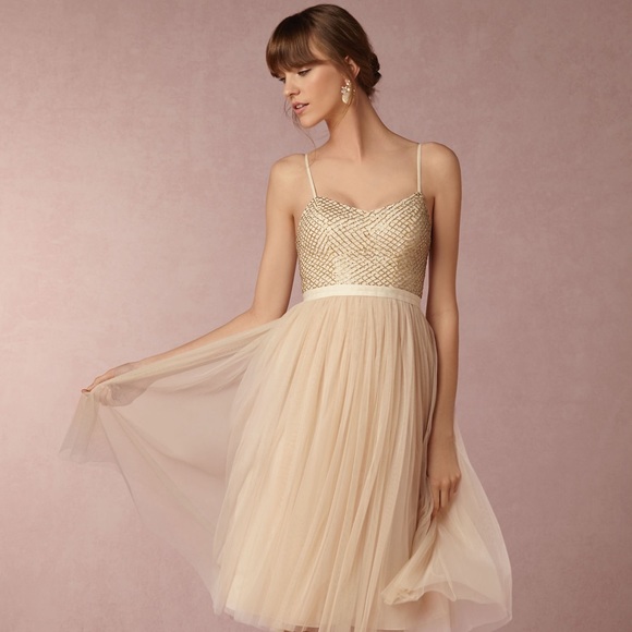 Needle & Thread Size US 8 Coppelia Ballet Dress Beaded Tulle Anthropology BHLDN - Picture 6 of 6